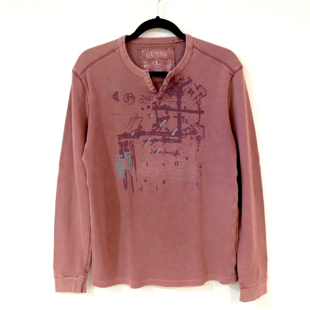 SOLD🚫Guess Vintage Washed Effect Pullover